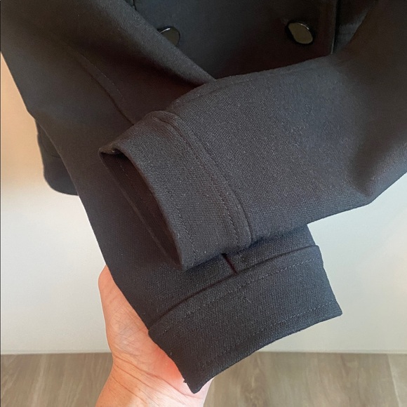 LOFT • Black Pea Coat - Picture 14 of 17